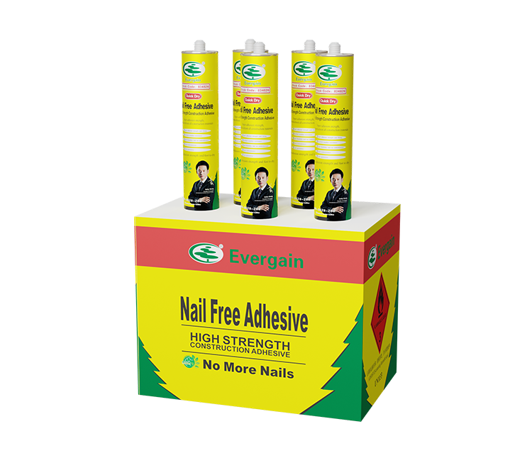 New 2024 Factory Price Nail Free Glue For Construction Metal Rubber Plastic Transparent Nail Free Adhesive