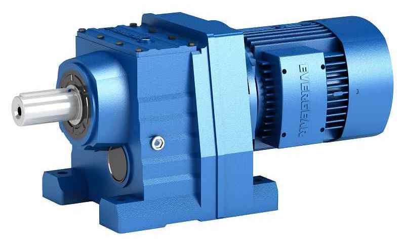 coaxial helical inline gearbox helical gear reducer for R series with gearbox manufacture for China