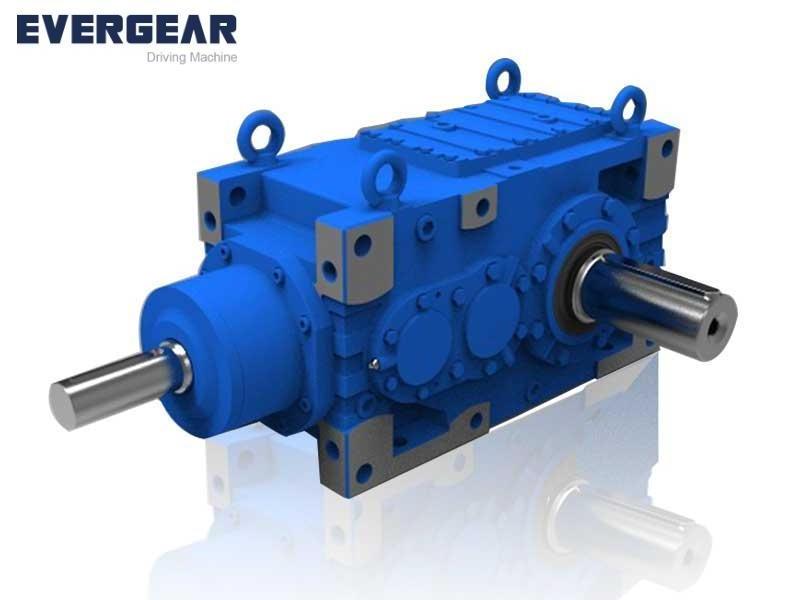 Industrial Flender-type gearbox, Cylindrical with parallel shaft, conical-cylindrical gear reducer