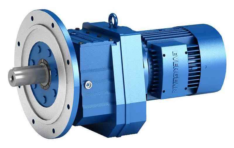 EVERGEAR R/S/F/K series motoreductor 10 hp con frenado helical gearbox