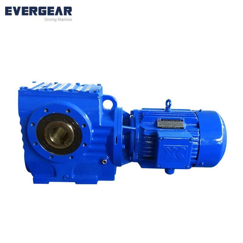 EVERGEAR S Series worm reduc motor gear box 3kw speed reducer motoreductores 10 20 30