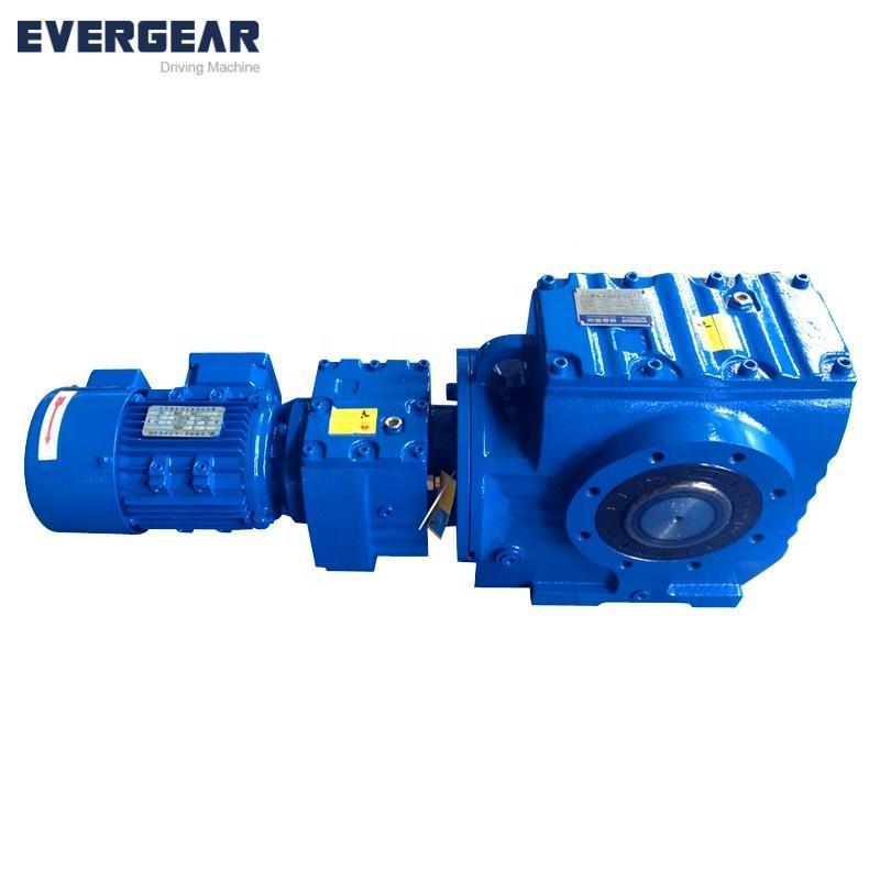 EVERGEAR K series helic bevel conveyor motor and gear box reduction 3 hp 1450 rpm