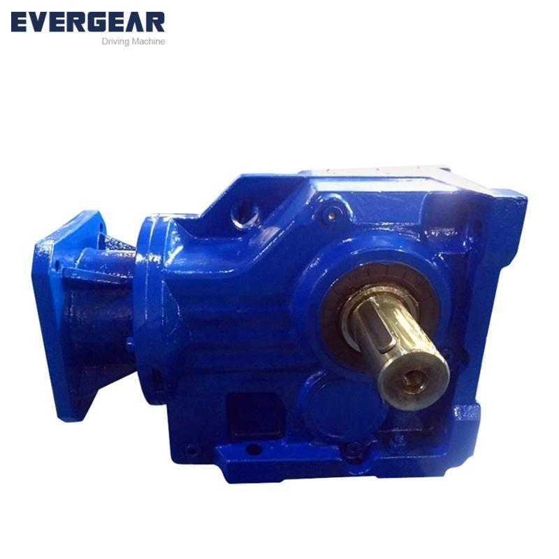 EVERGEAR K series helic bevel conveyor motor and gear box reduction 3 hp 1450 rpm