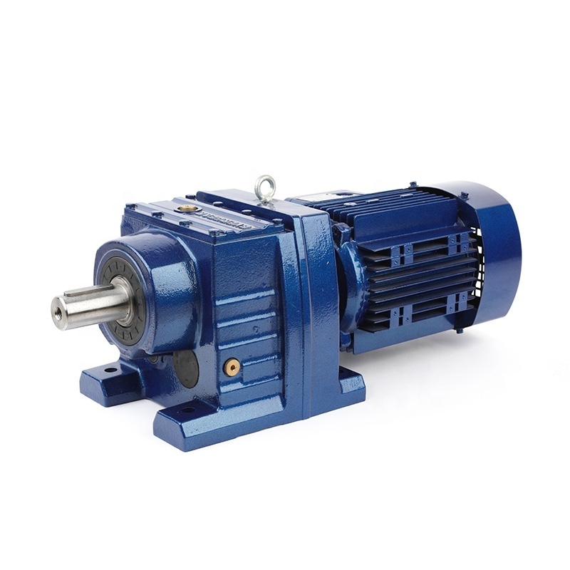 jie jrtr19 similar high efficiency R series inline reduction gear box and electric motor