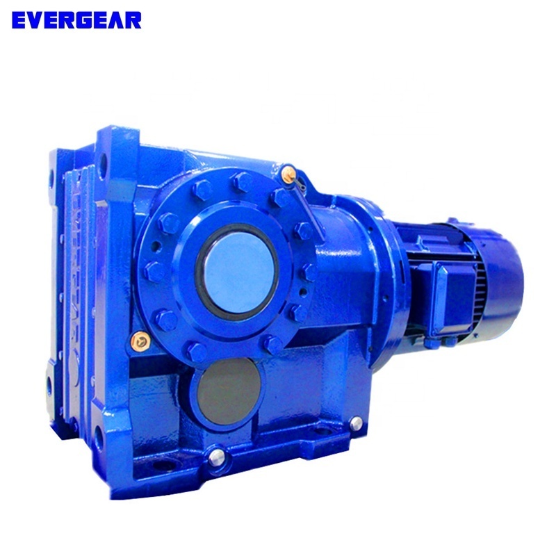 EVERGEAR K series helic bevel conveyor motor and gear box reduction 3 hp 1450 rpm