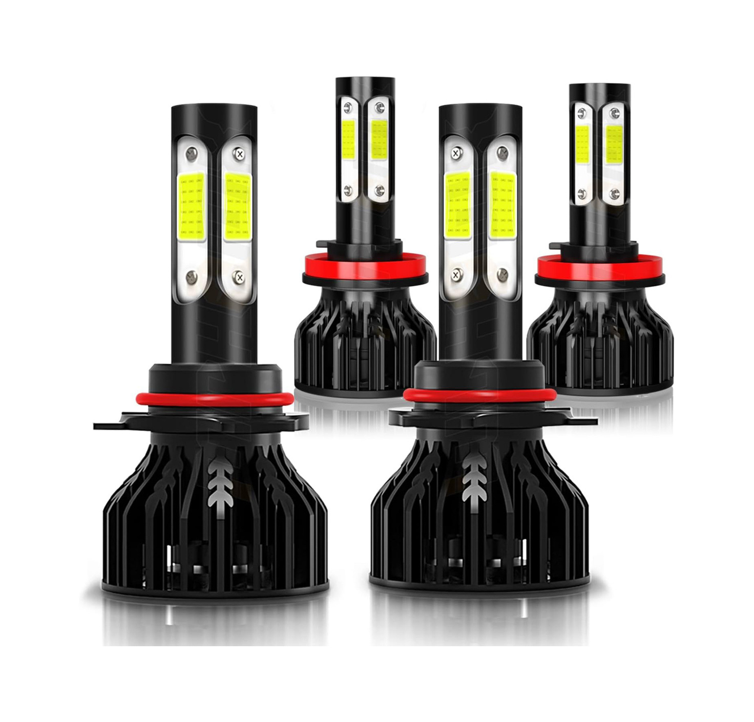 6000K Pack of 4 Plug and Play White LED Headlight Bulbs Fit for Toyota Camry