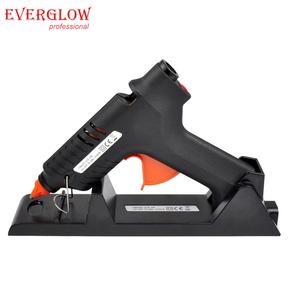 DIY Economical Custom Design Heating silicone Household 10w Hot Melt Cordless Glue Gun With glue sticks and CE GS Certification