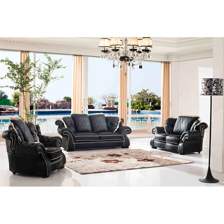 Chesterfield sofa chair furniture l shapes real leather premium decoro leather couch set living room sofa