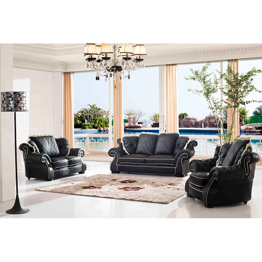 Chesterfield sofa chair furniture l shapes real leather premium decoro leather couch set living room sofa