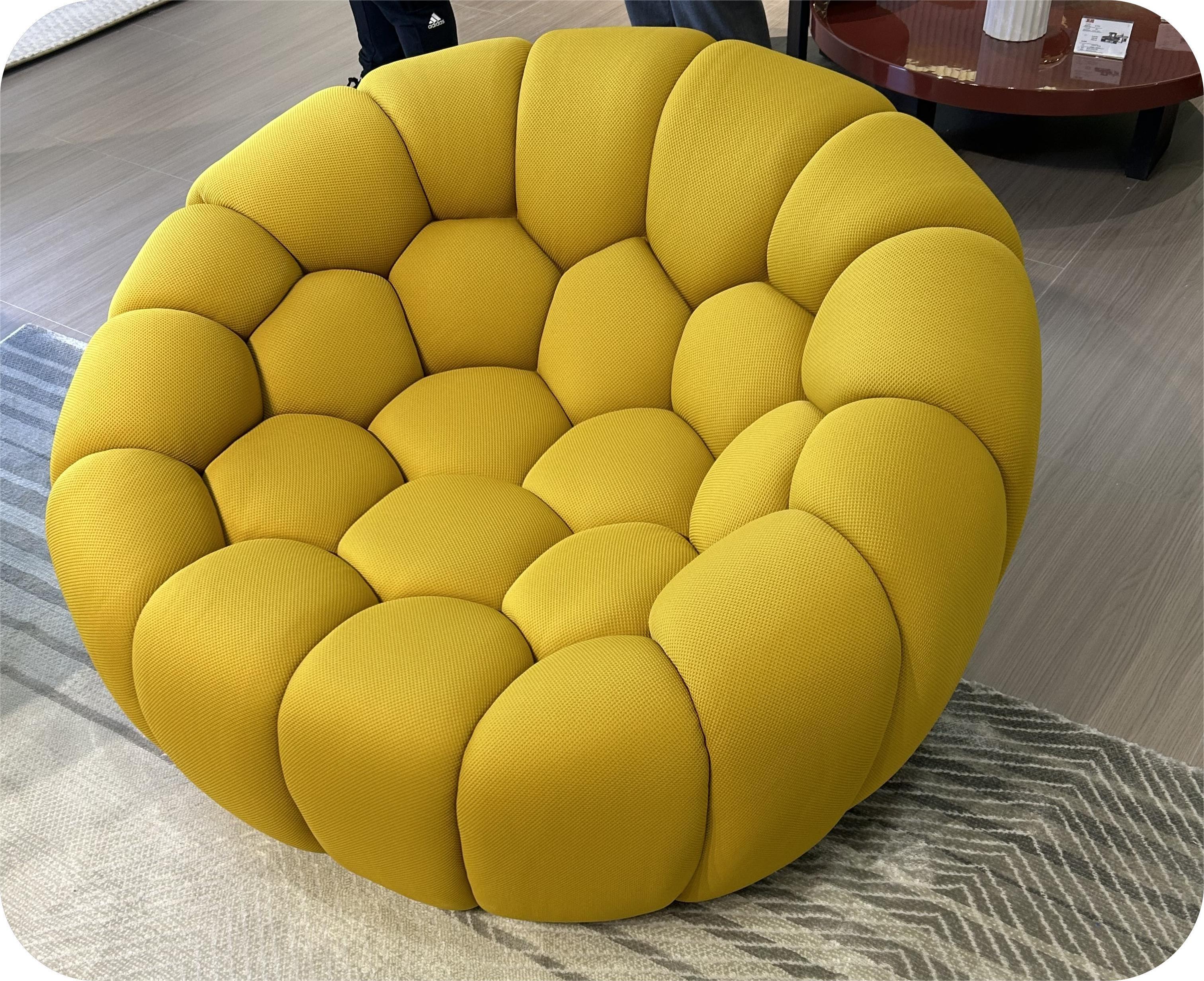 Minimalist designer living room set couches sofa  ball bubble sofa set furniture single sofa