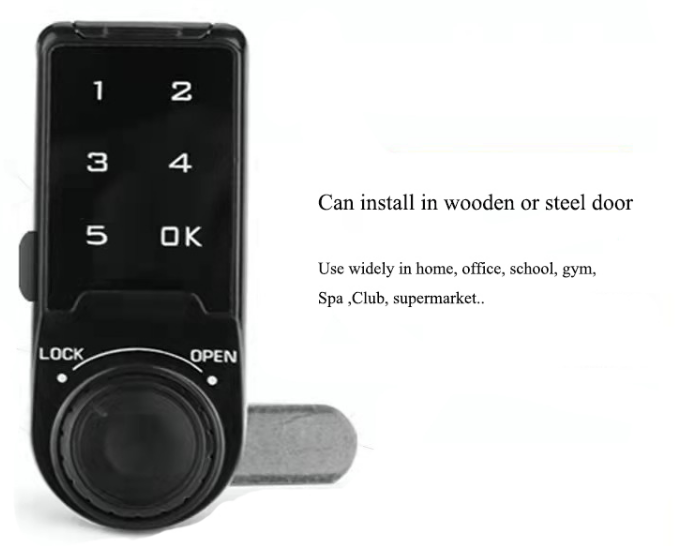 New Fashion Electric Mini Digital Combination Smart Lock Smart Password Cabinet Lock Intelligent Smart Digit Cam Lock