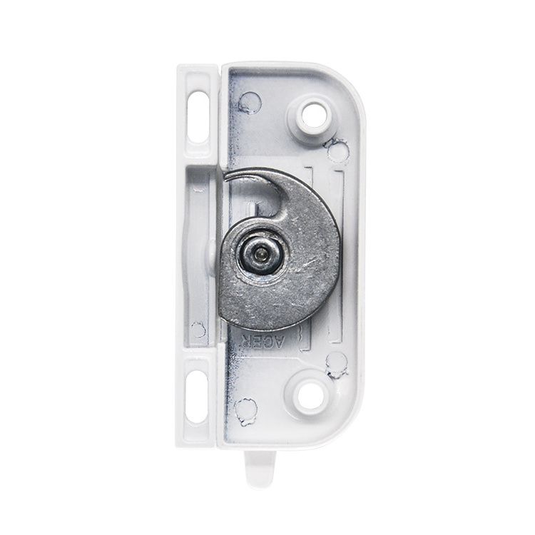 Aluminum Alloy Sliding glass Door Latch Lock with Keys Single Lock Hook