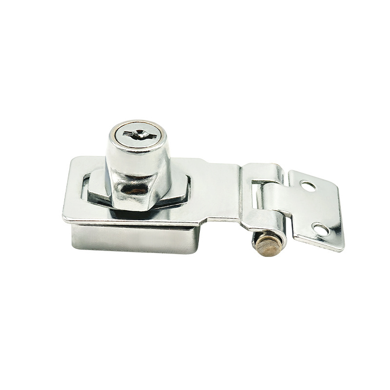 EVERGOOD Zinc Alloy Furniture Hardware Cabinet Lock Heavy Duty Staple Buckle For Door Lock Door Safety Hasp latch lock