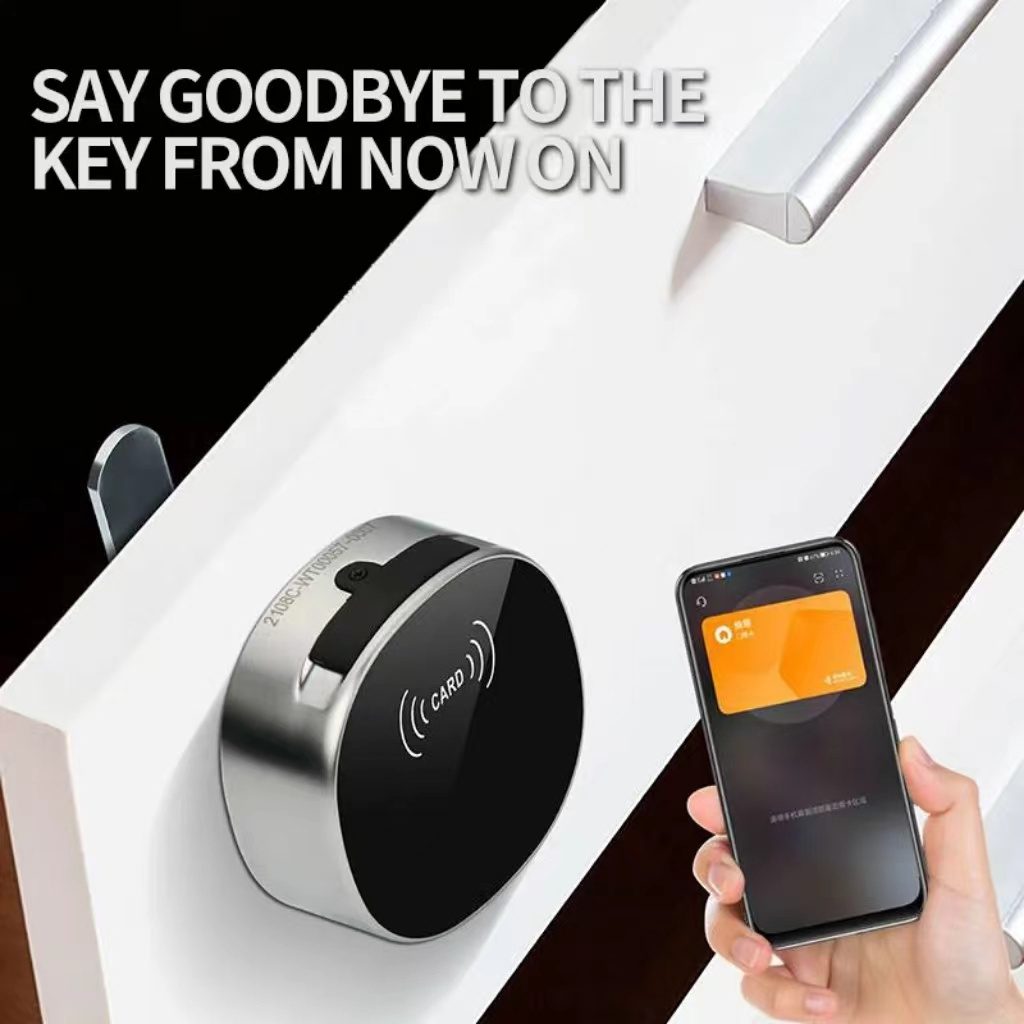 Zinc Alloy Smart IC Card Cabinet Lock High Sensitivity Smart RFID Drawer Lock Office Smart Cabinet Lock made in china