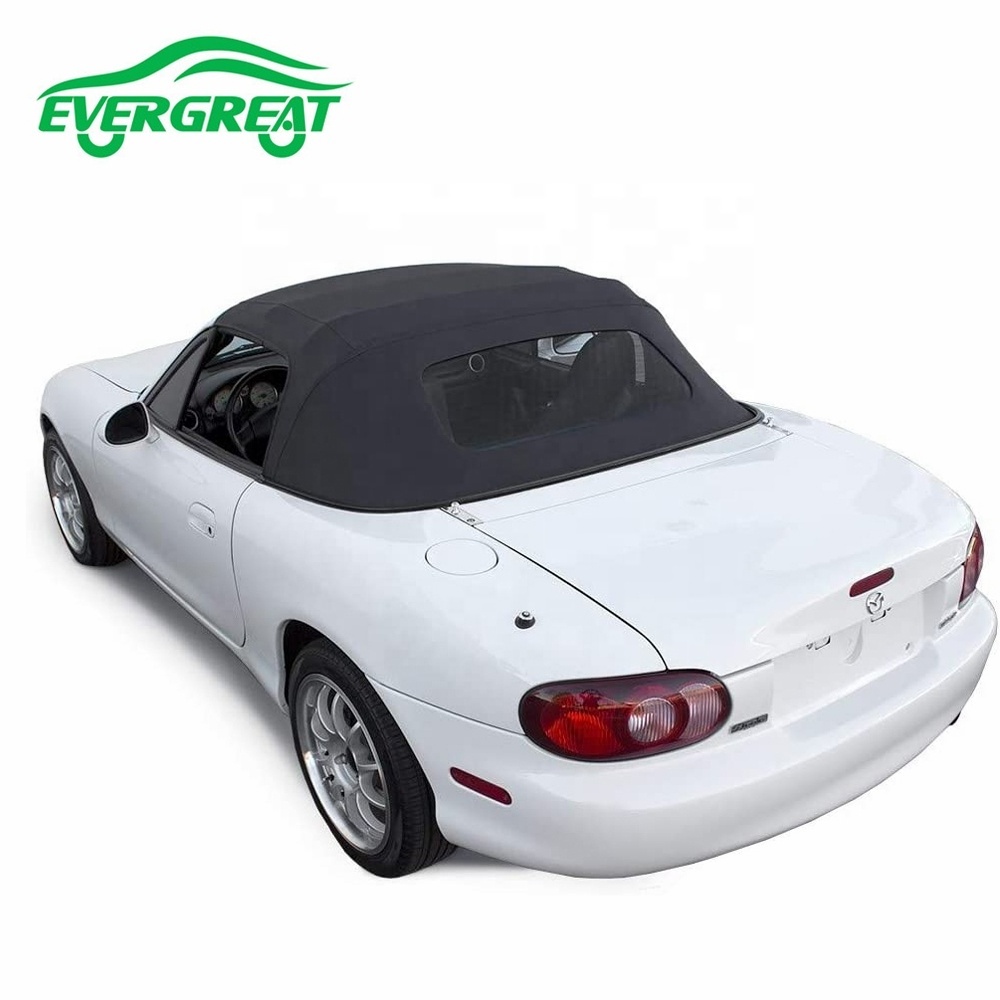 Good quality factory directly For Mazda MX-5 Miata Convertible Soft Top 06-14  Black  Heated Glass Window MAZ064545