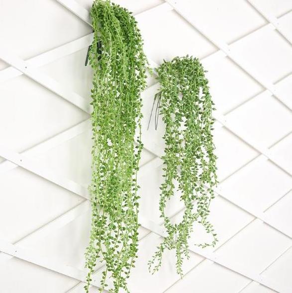 Hot Sale Green long succulent Vine Artificial succulent wall hanging Plant For Home Party Wedding Decoration