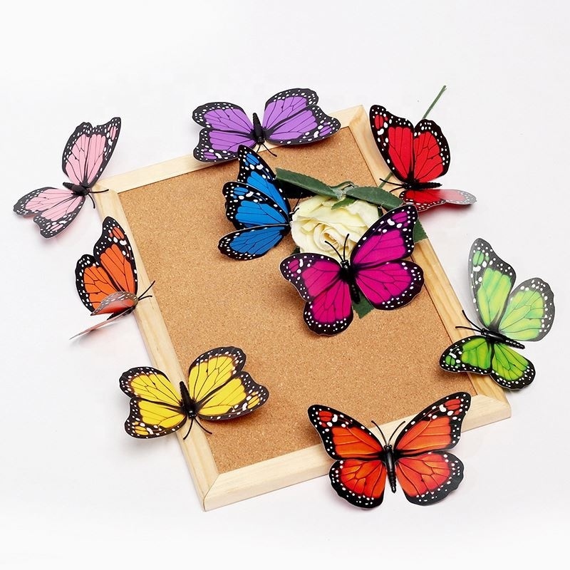 Monarch butterfly for wedding decorations Halloween decorations ready stock Artificial feather butterflies