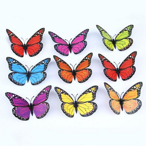 Halloween Butterfly Wall Decor Artificial Monarch Butterfly Magnetic Butterfly Decor 3D Monarch Wall Decal KD2661