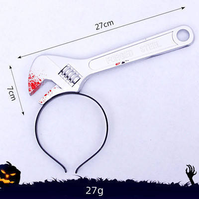 2024 Plastic Halloween Headband Decorations Outdoor Scary Props Custom Simulation Modern Party Decor Zombie For Adults Outside