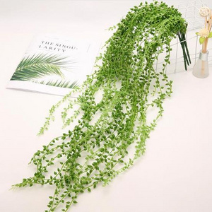 Hot Sale Green long succulent Vine Artificial succulent wall hanging Plant For Home Party Wedding Decoration