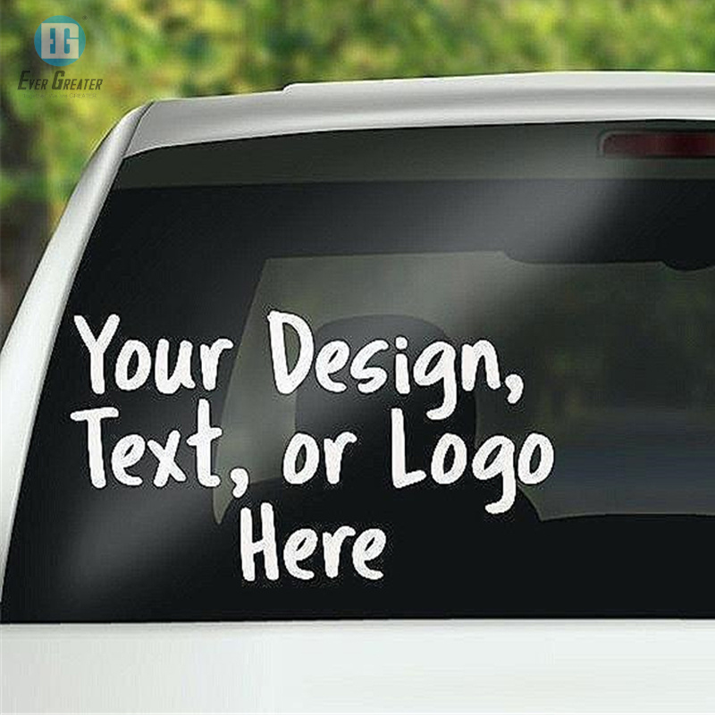 custom high quality decoration stickers and window decals for car