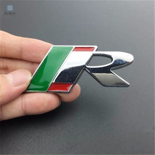 customized 3M tape chrome car badge Adhesive Car logo Emblem light up letters