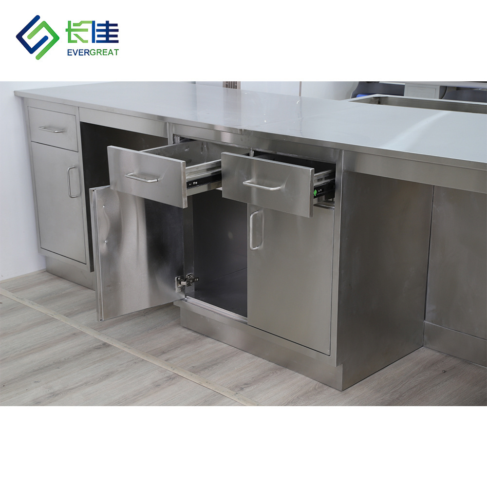 Lab furniture  stainless steel lab bench cleaning room work bench