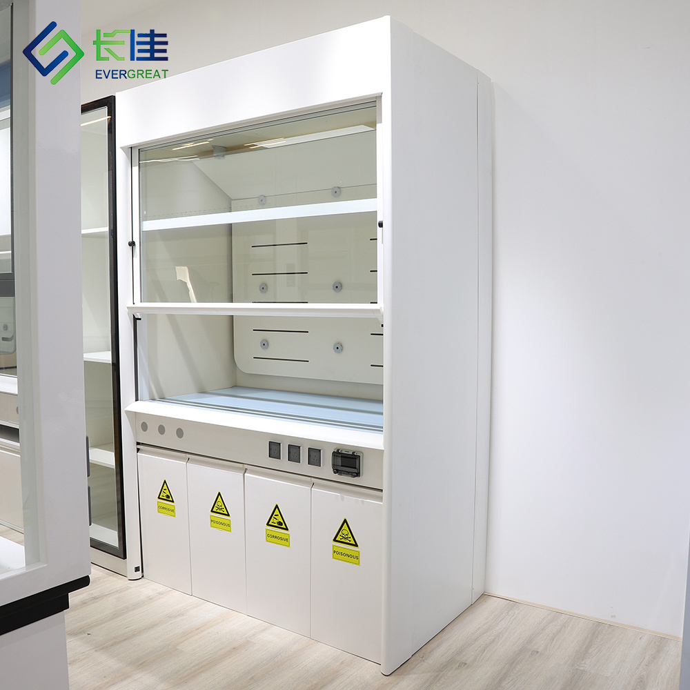 Cheap Laboratory Equipment Fume Cupboard Chemical Explosion Proof Lab Fume Hood with Duct