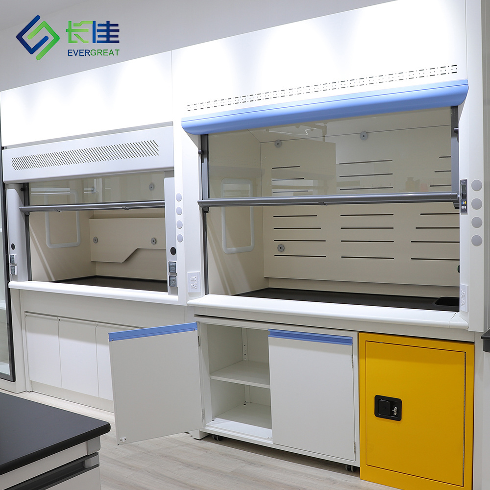 Cheap Laboratory Equipment Fume Cupboard Chemical Explosion Proof Lab Fume Hood with Duct