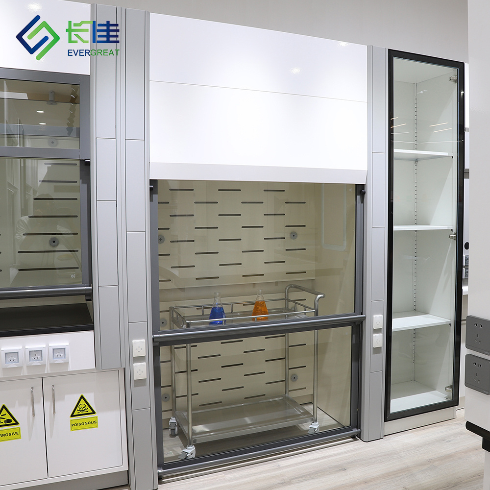 Chinese corrosion resistance laboratory furniture fume cupboard lab fume hood