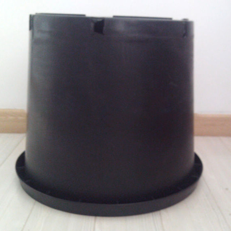 1 2  3  5  7  10  15  20  Gallon PP Black Plastic Nursery Flower Pot Garden Gallon Flower Plastic Pot