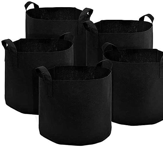 Cheap customized 1 3 5 7 10 20 30 50 Gallon Planter Grow Bags Pots Garden Potato felt Fabric plant grow bags