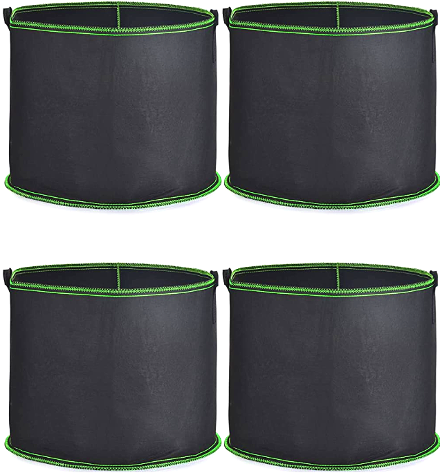 Cheap customized 1 3 5 7 10 20 30 50 Gallon Planter Grow Bags Pots Garden Potato felt Fabric plant grow bags