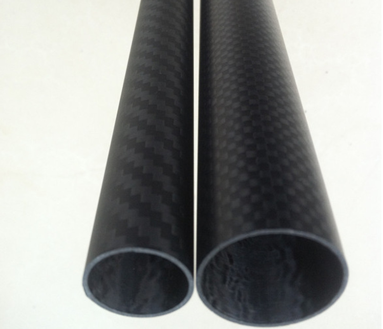 roll-wrapped carbon fiber tube gloss or matt