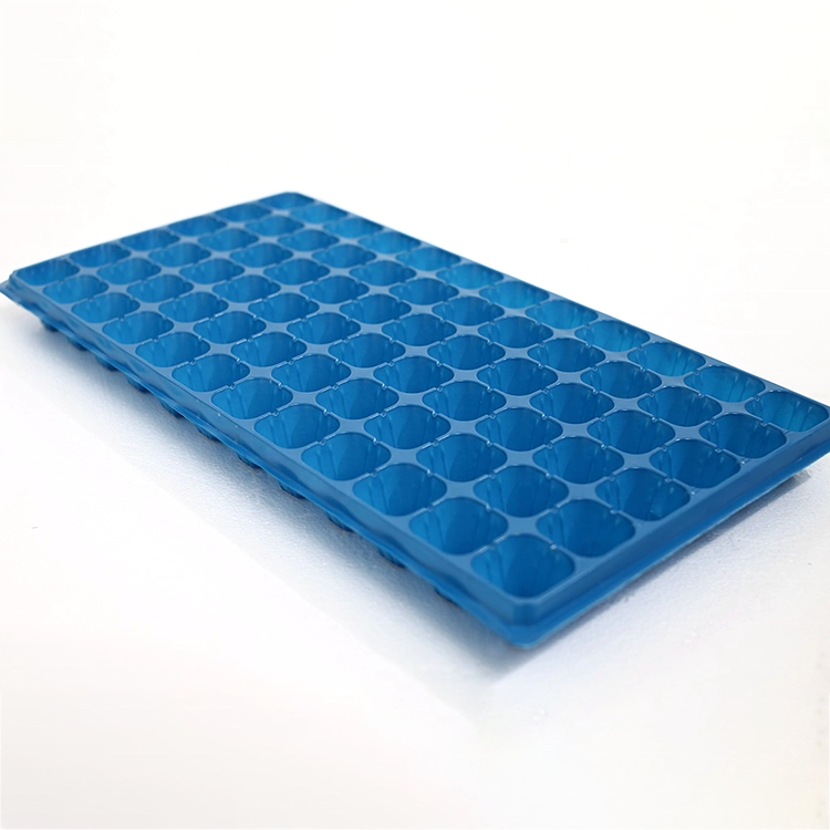 72 Cell Seed Starter Tray Plug Tray PS PET Plastic Plug Seed Growing Germination Nursery Planting Seed Tray