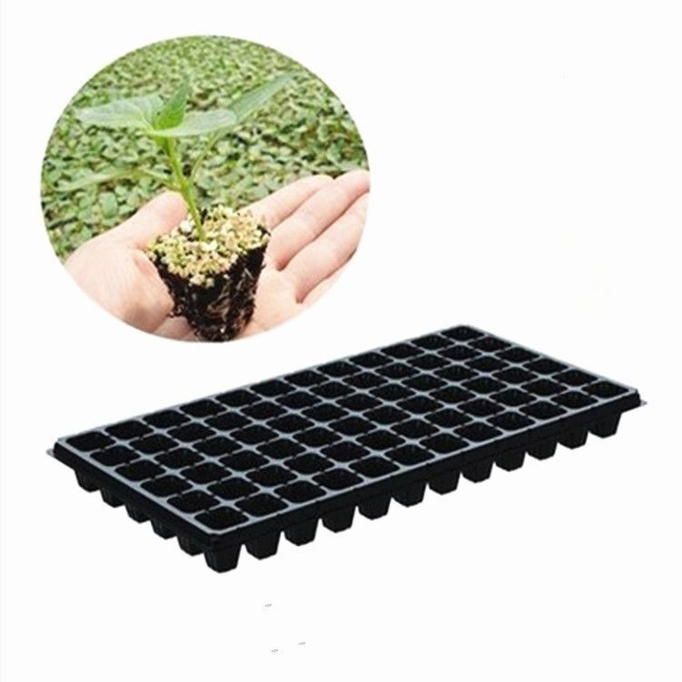 72 Cell Seed Starter Tray Plug Tray PS PET Plastic Plug Seed Growing Germination Nursery Planting Seed Tray