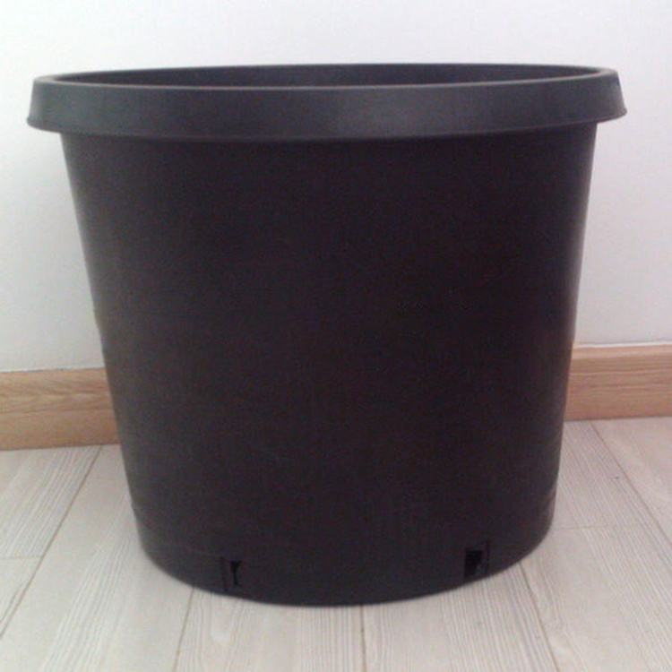 1 2  3  5  7  10  15  20  Gallon PP Black Plastic Nursery Flower Pot Garden Gallon Flower Plastic Pot