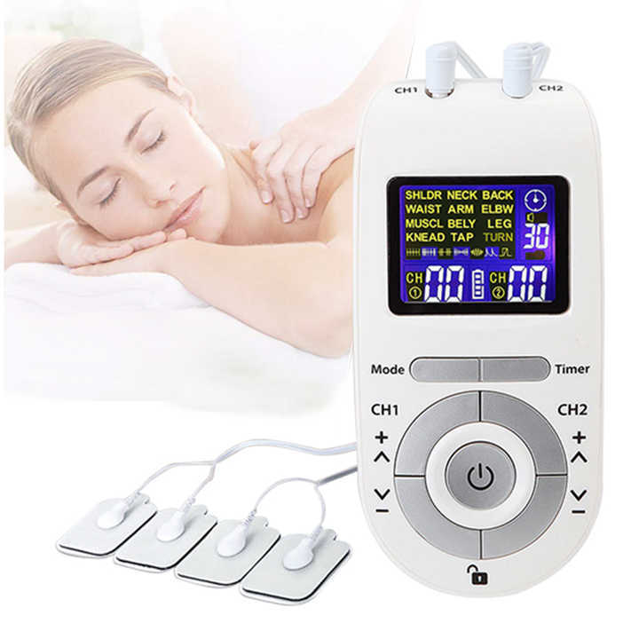 brand new smart relief body ems digital tens electronic pulse foot neck back massager