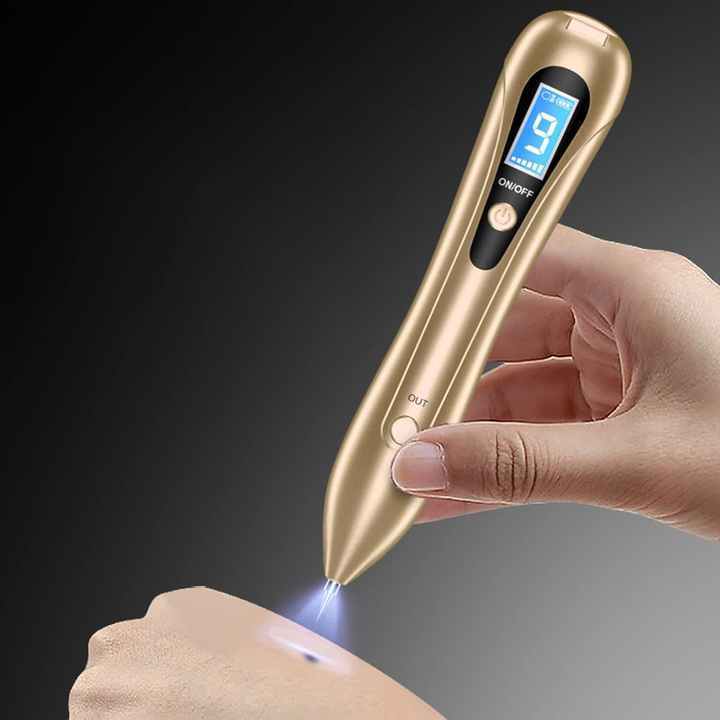 usb charging skin portable remover sweep spots freckle spot removal/tattoo laser pointer plasma mole pen wart removal