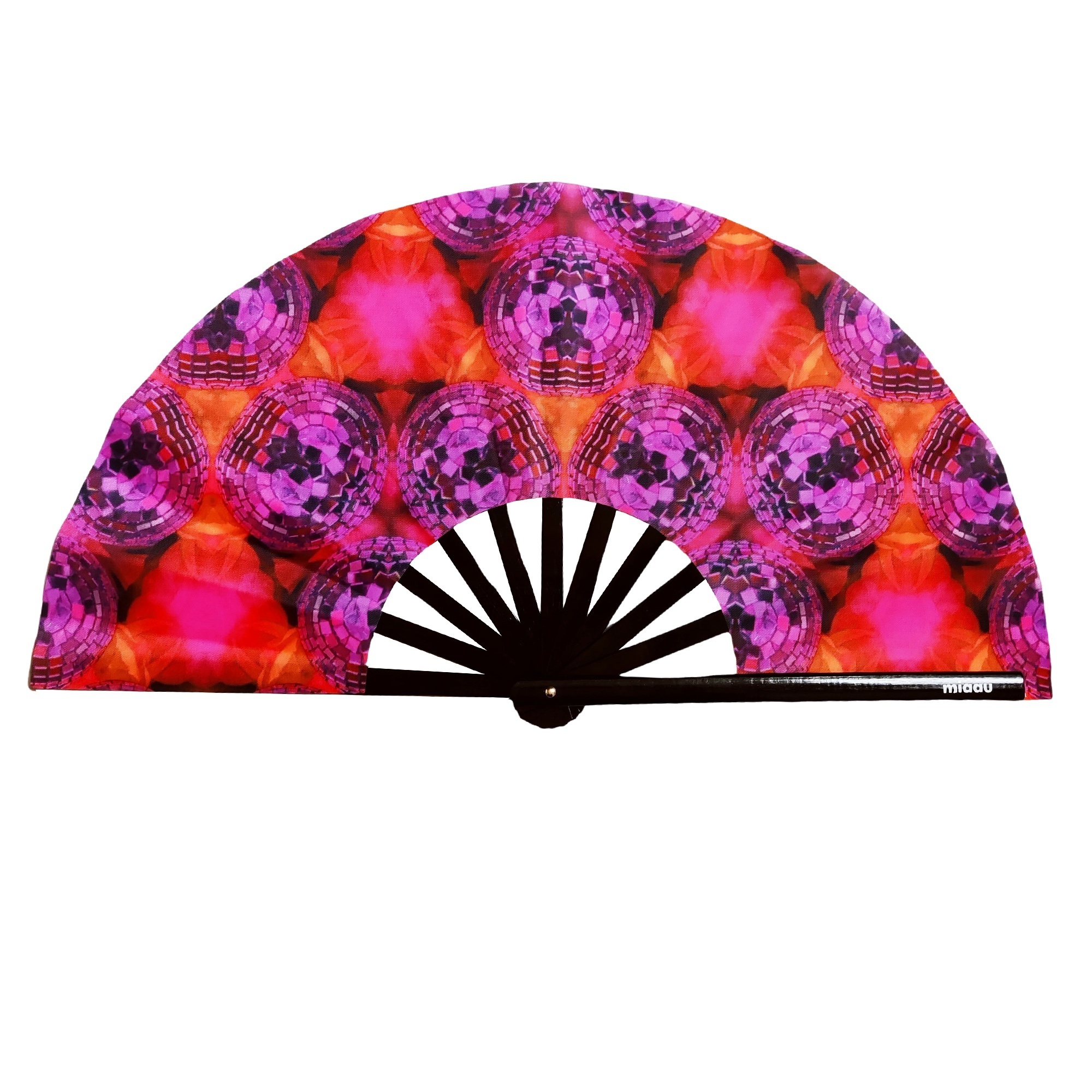 Hot Sale 13 inch  strong metal pin large bamboo hand fans