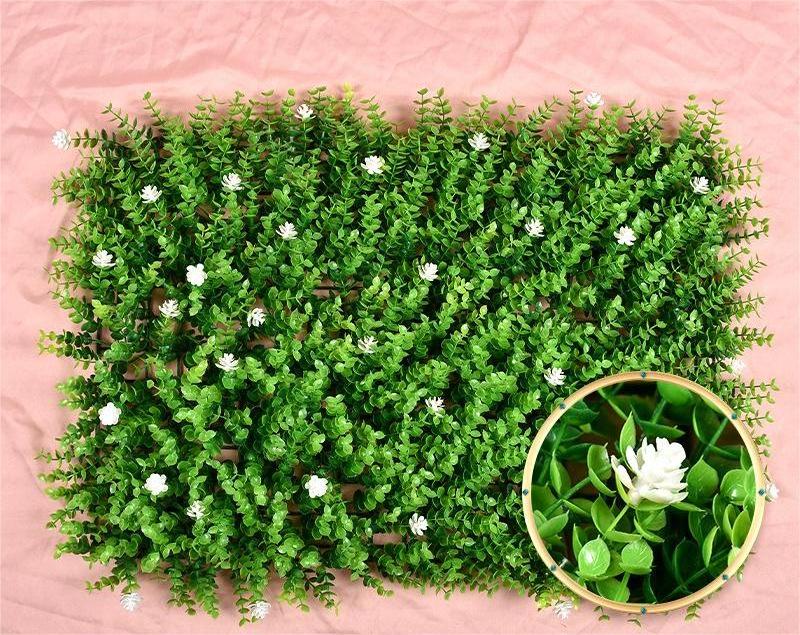 EG-G508 Wholesale Artificial Plants Panels Plastic Green Grass Wall Artificial Grass Wall