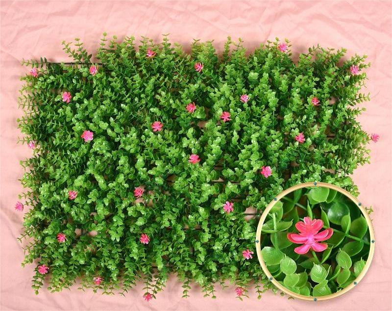 EG-G508 Wholesale Artificial Plants Panels Plastic Green Grass Wall Artificial Grass Wall