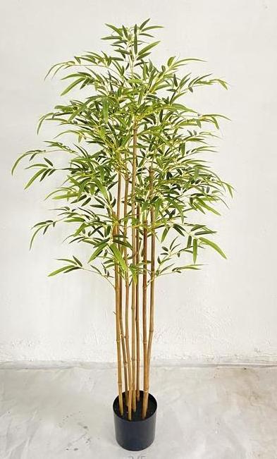 EG-J104 Manufacturing Green Leaf Plants Artificial Bamboo Plants Indoor Pot Decoration