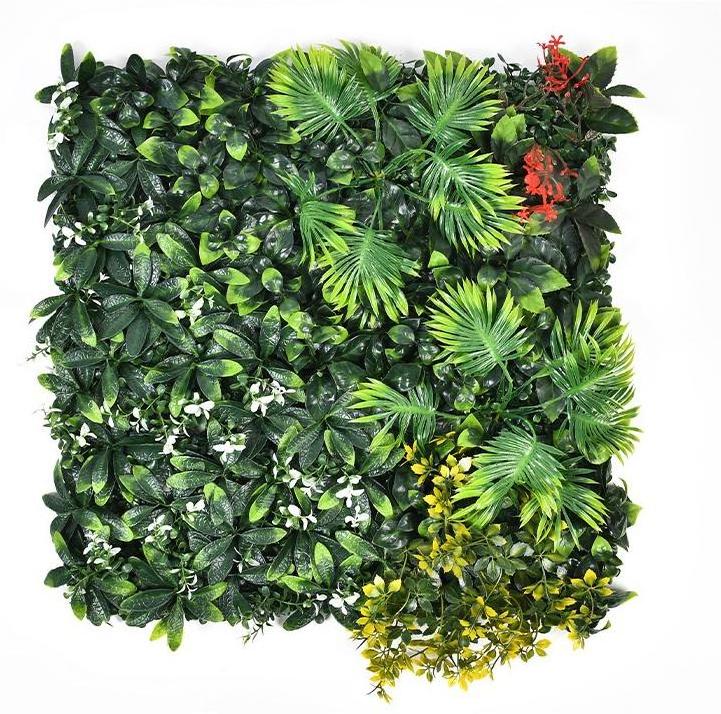 EG-G168 Artificial Boxwood Grass Backdrop Panels Leaves Privacy Greenery Wall Fence Panel