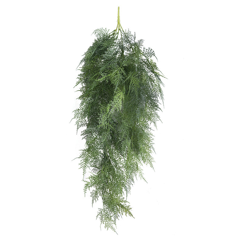 EG-J255 Hot Sale Plastic Hanging Plant Artificial Hanging Greenery Grass for Wall Decor Ceiling Decor