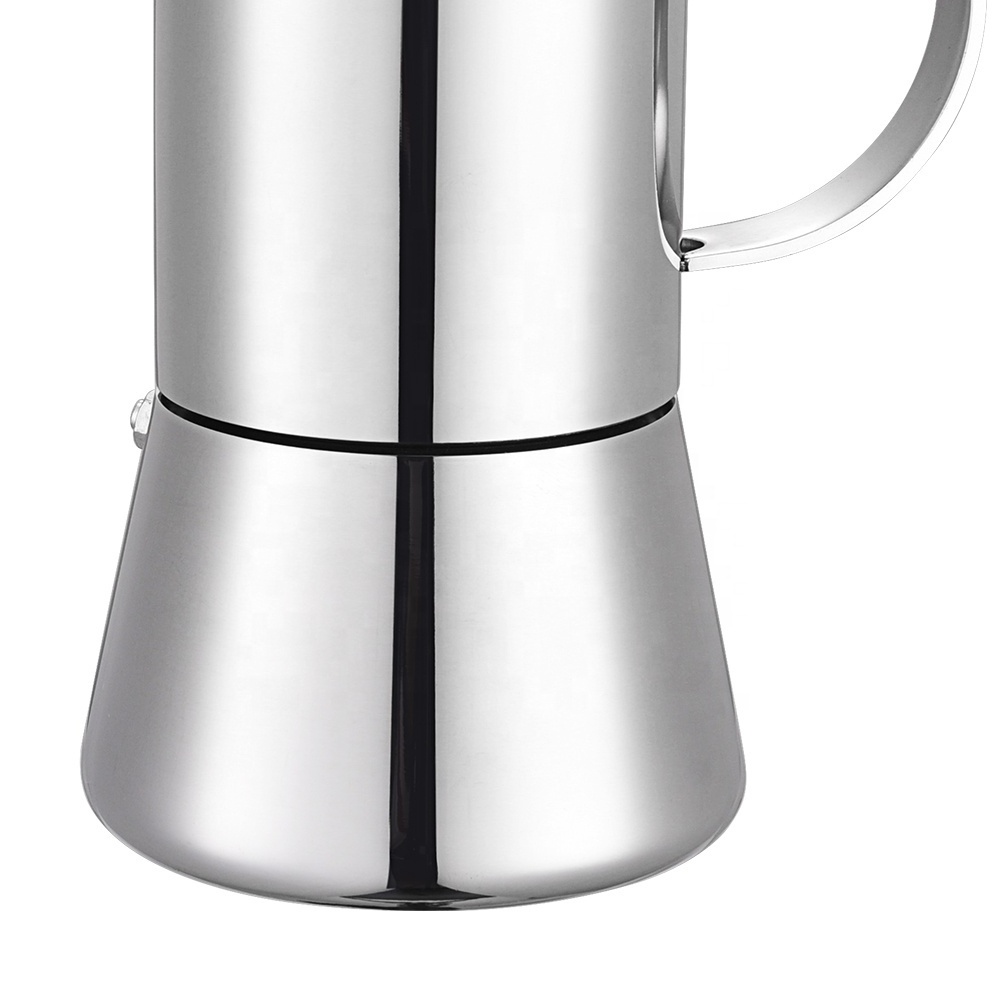 Stainless Steel Italian Coffee Maker for Camping or Home Moka Pot Italian Coffee Maker Classic Cafe Percolator Maker