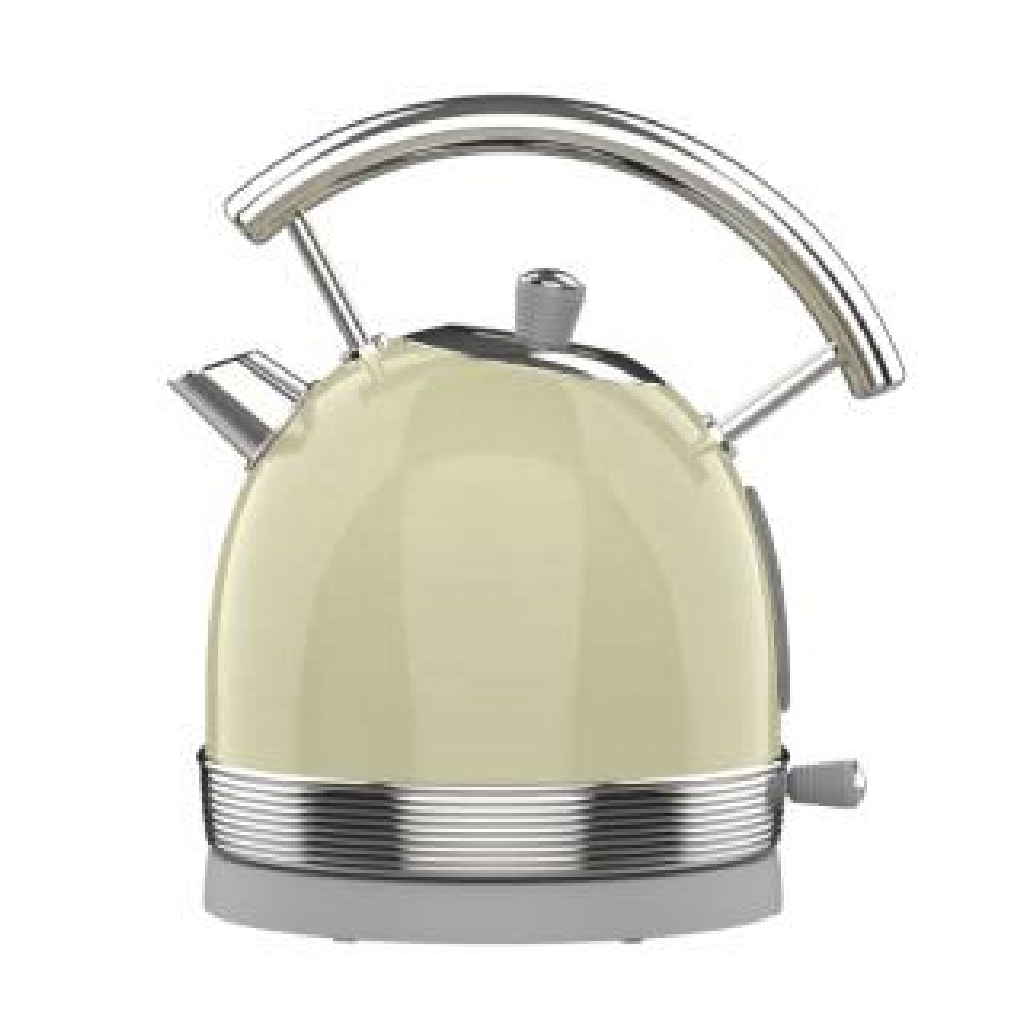 EVERGREEN 1.8L Kettle Red Stainless Steel Cordless Electric Kettles with Strix Controller,Led indicator Perfect for Tea/Coffee