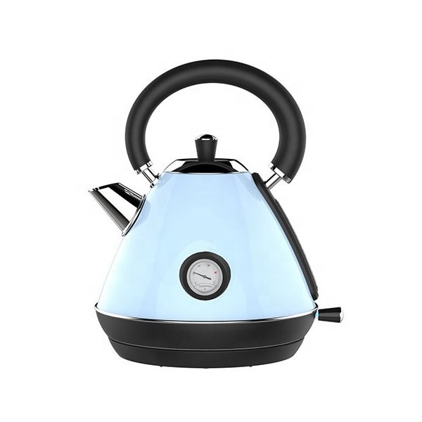 EVERGREEN 1.7L Kettle Cream Stainless Steel Cordless Electric Kettles with Strix Controller,Led indicator Perfect for Tea/Coffee