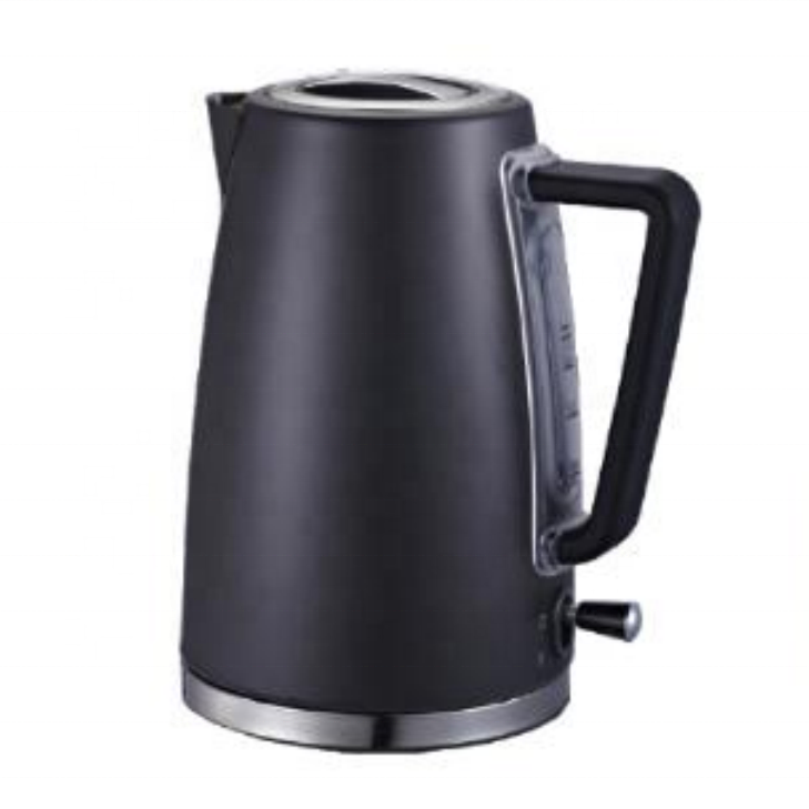 1.7L Home Appliances Portable Electric Kettle with LED Indicator Auto Shut-off Stainless Steel Tea Water Kettle Cream