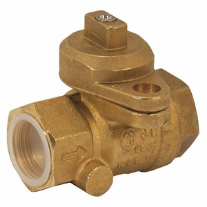 Female thread brass key Lock Gas Ball Valve For Oil And Gas Usage